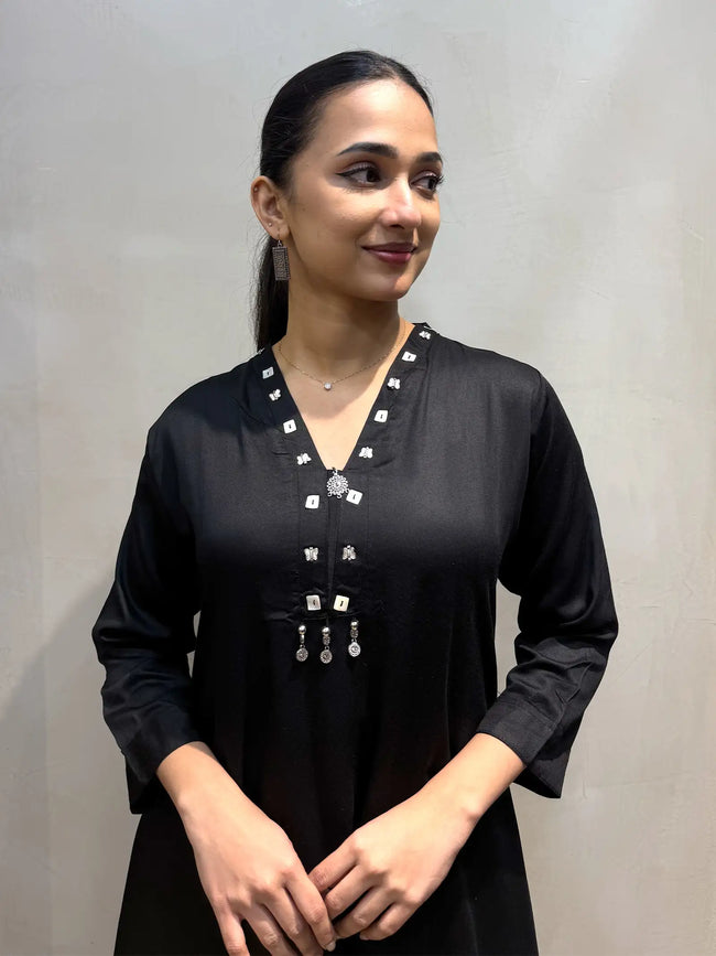 Viscose crepe palazzo set Main Image