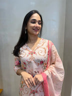 Peach cotton suit set