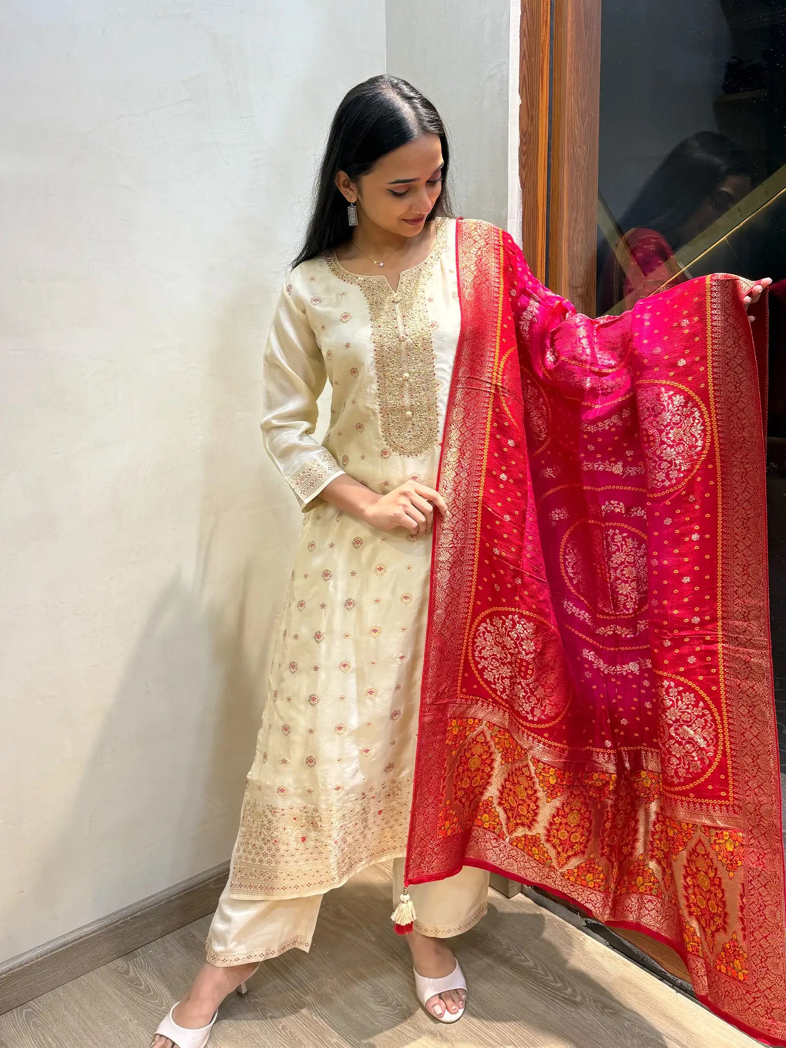 Ivory radiance suit set