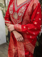 Sindoor Dola Silk Suit