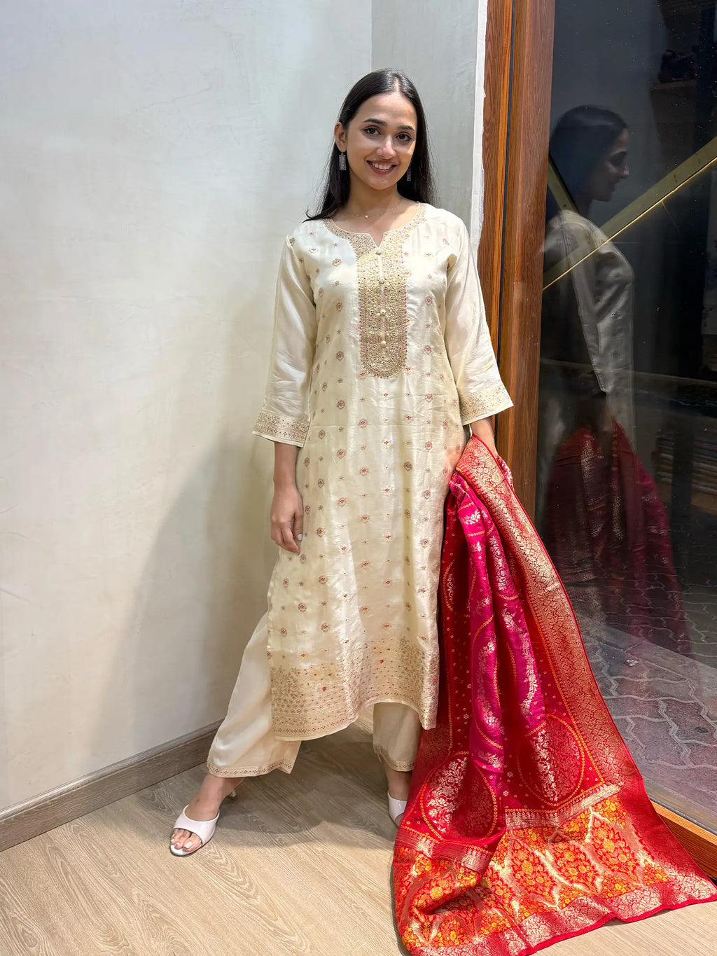 Ivory radiance suit set