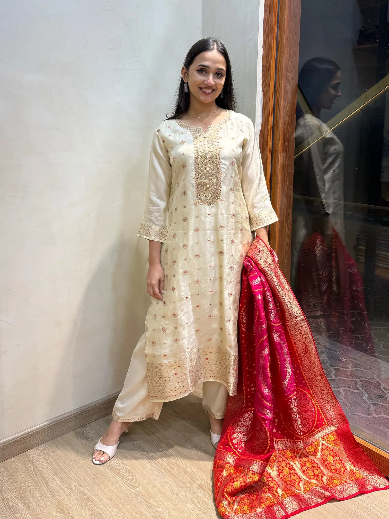 Ivory radiance suit set