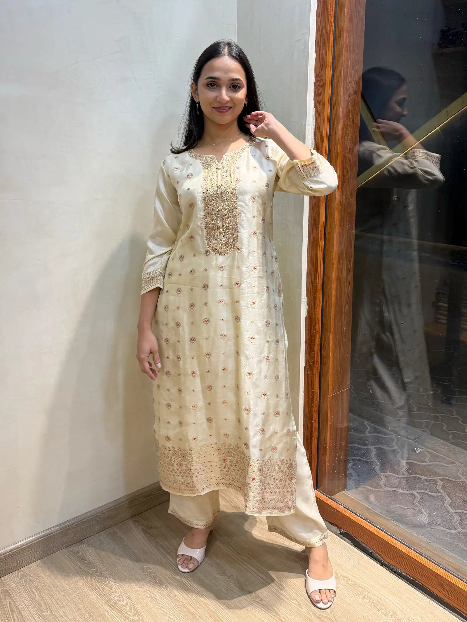 Ivory radiance suit set