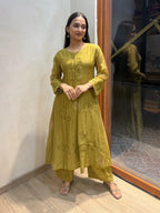 Banaras Mul Chanderi suit set