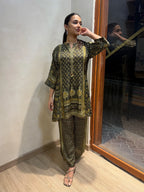 Olive grace designer Co-ord set