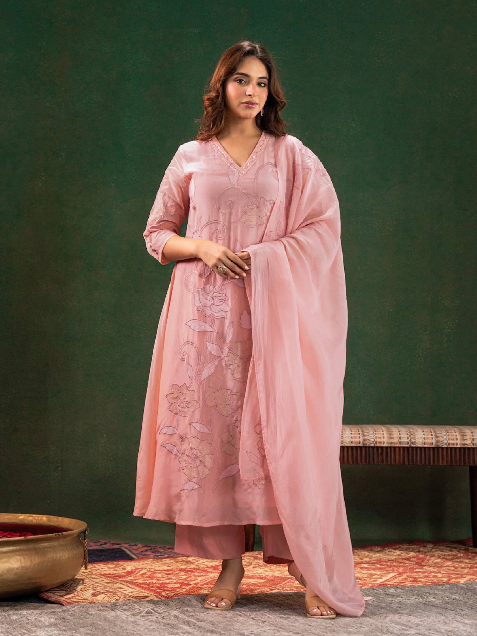 Blush Pink Suit Set