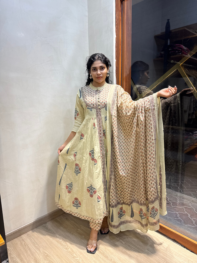 Cotton Anarkali Suit Main Image