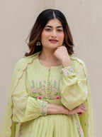 Mal Cotton suit - pista green