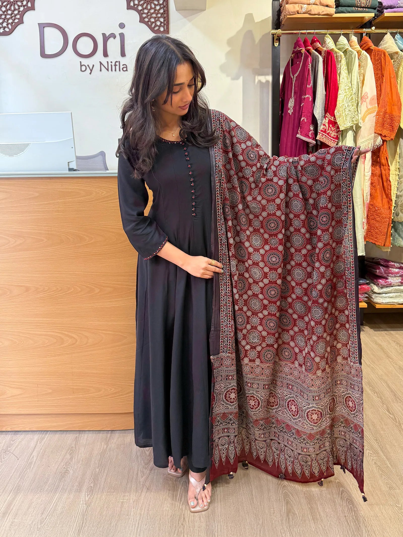 Black Anarkali Suit