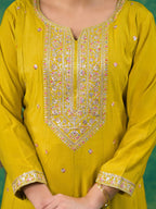 Haldi Anarkali Suit