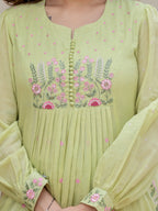 Mal Cotton suit - pista green