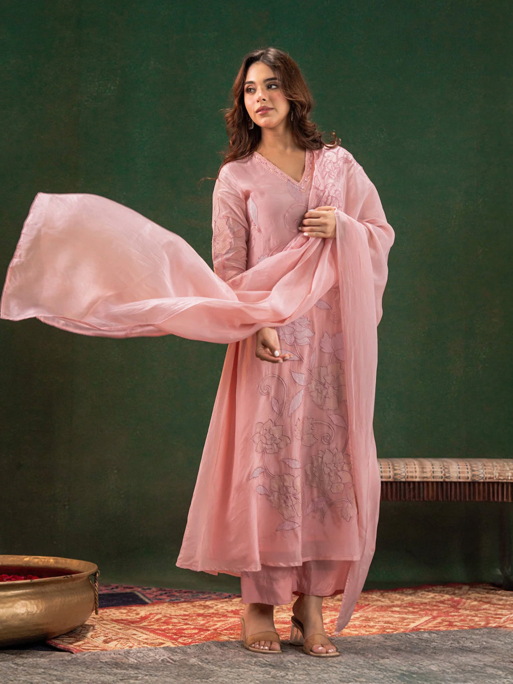 Blush Pink Suit Set