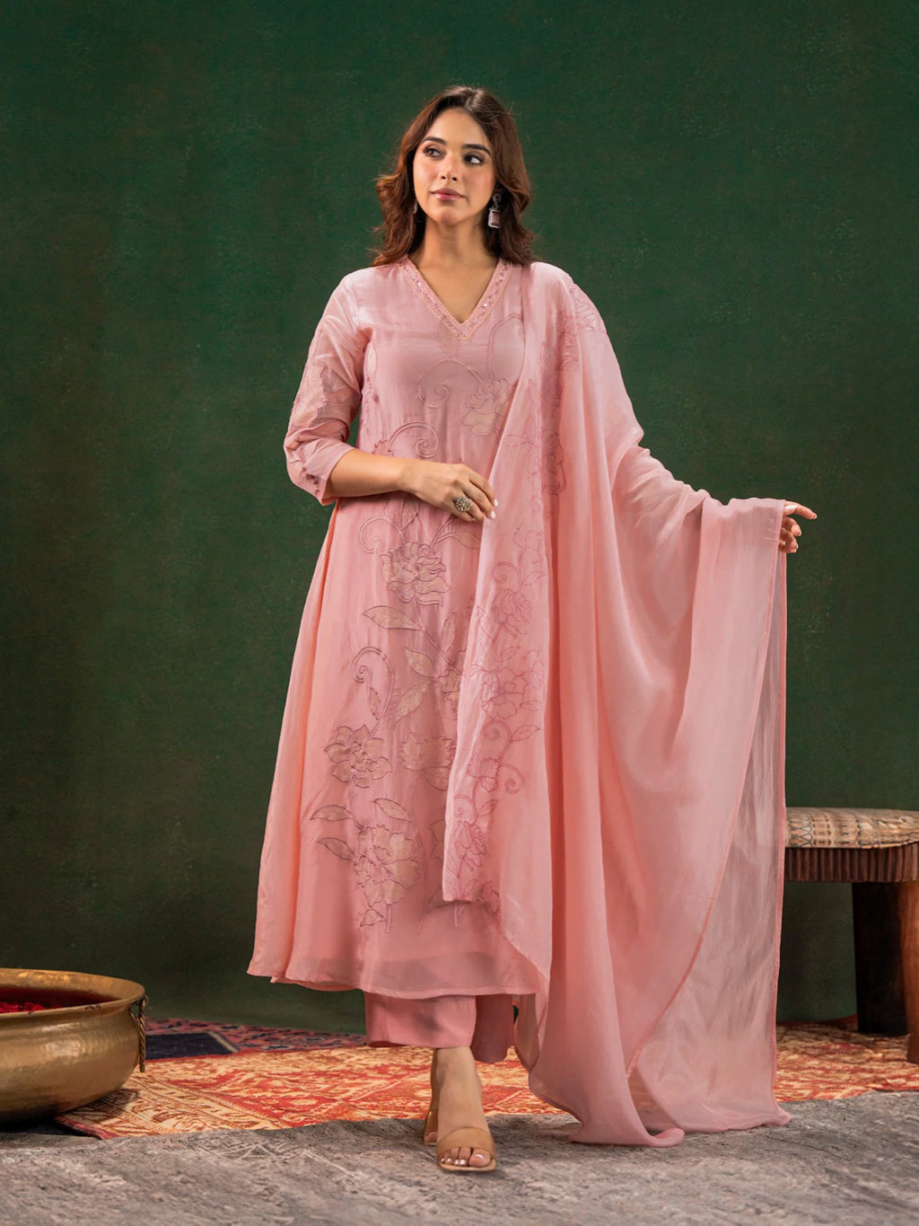 Blush Pink Suit Set