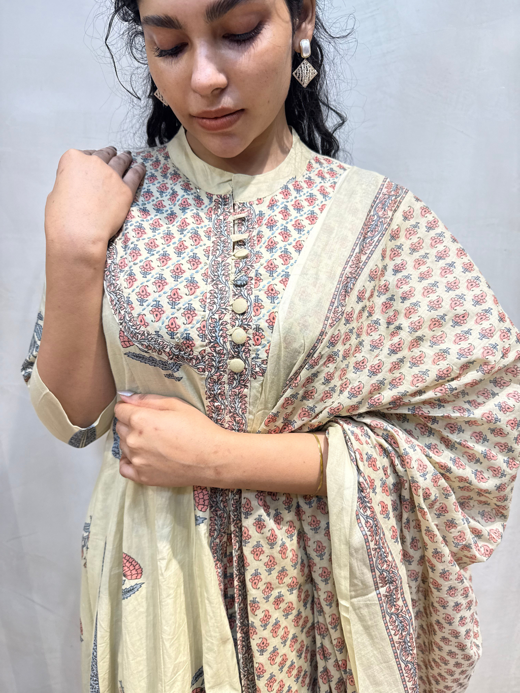 Cotton Anarkali Suit