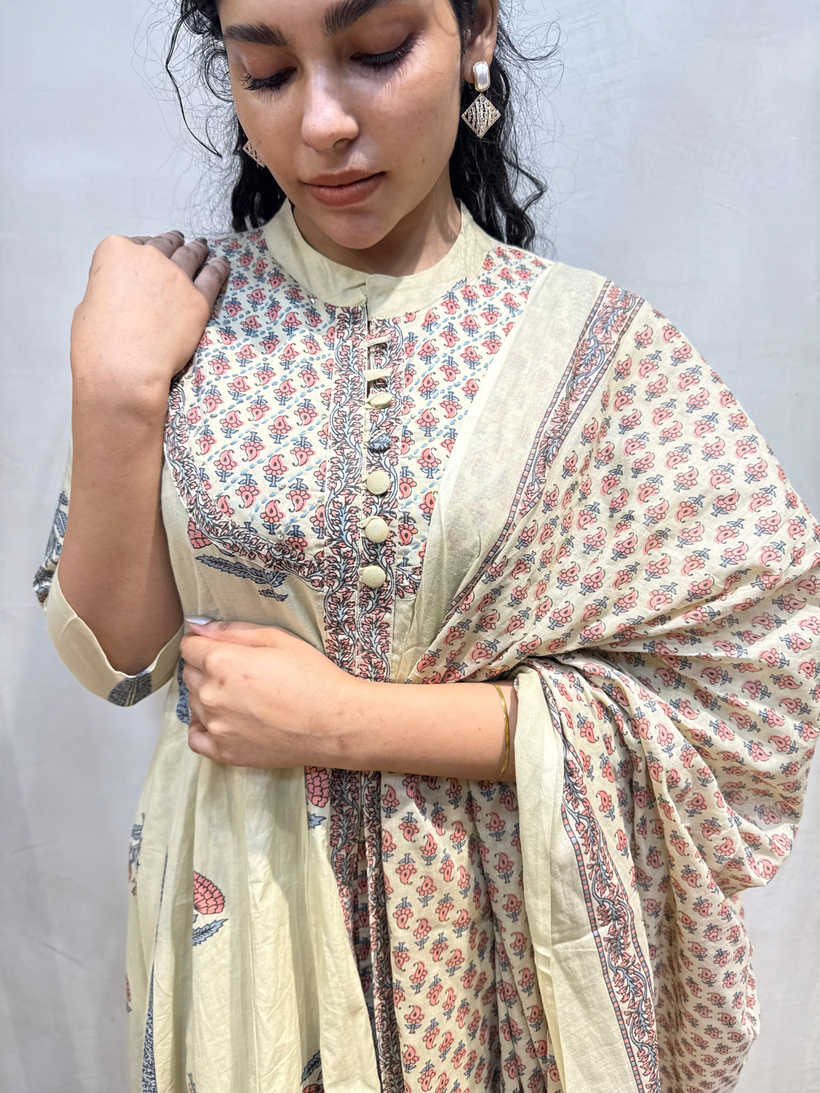 Cotton Anarkali Suit