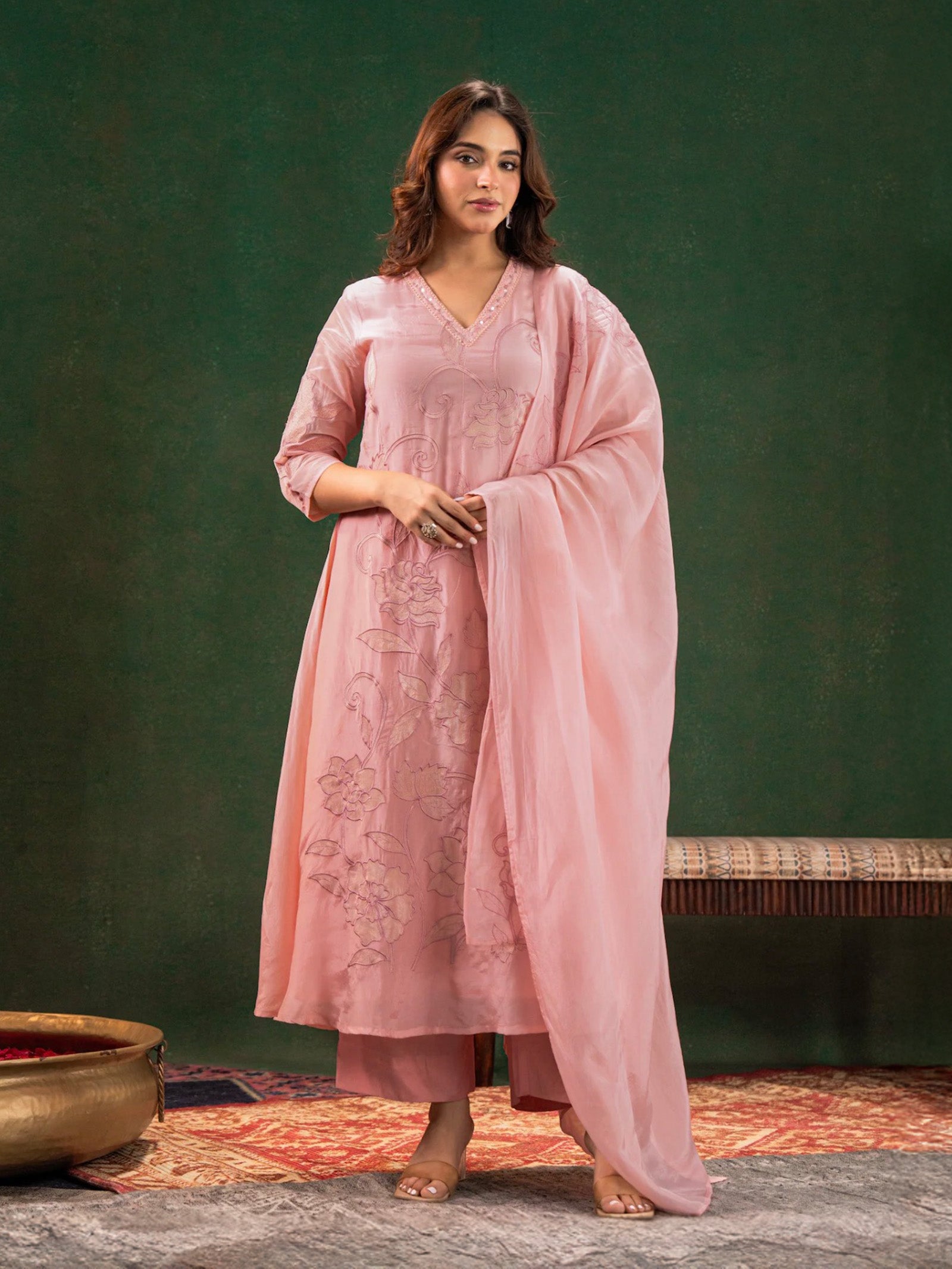 Blush Pink Suit Set