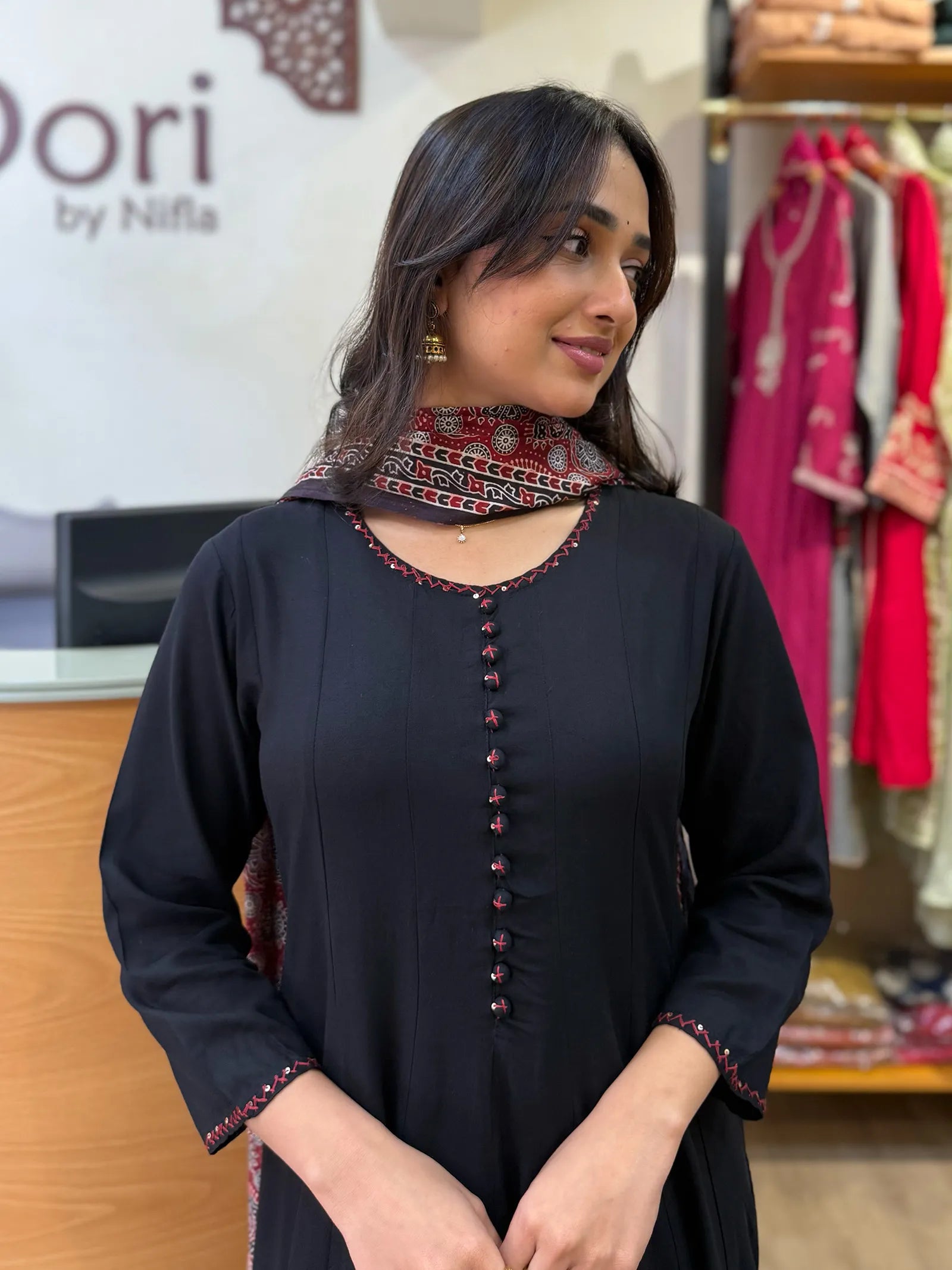 Black Anarkali Suit
