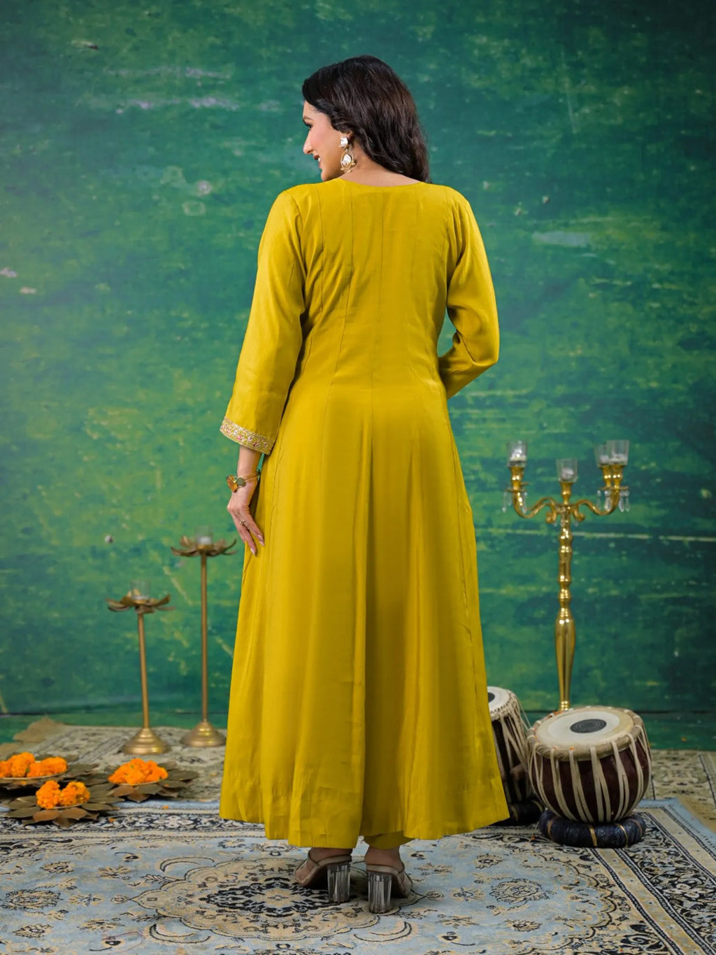 Haldi Anarkali Suit