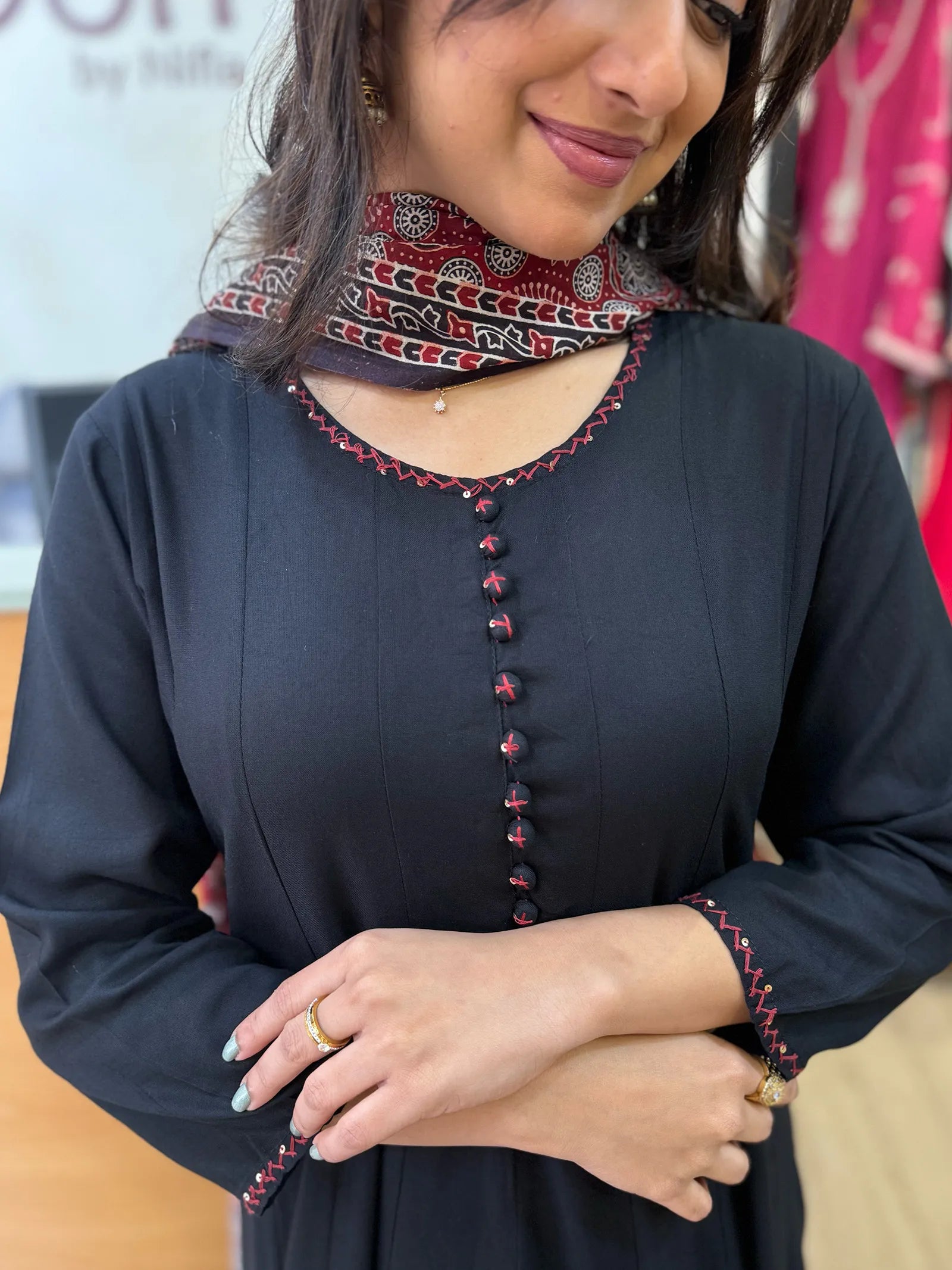Black Anarkali Suit