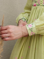Mal Cotton suit - pista green