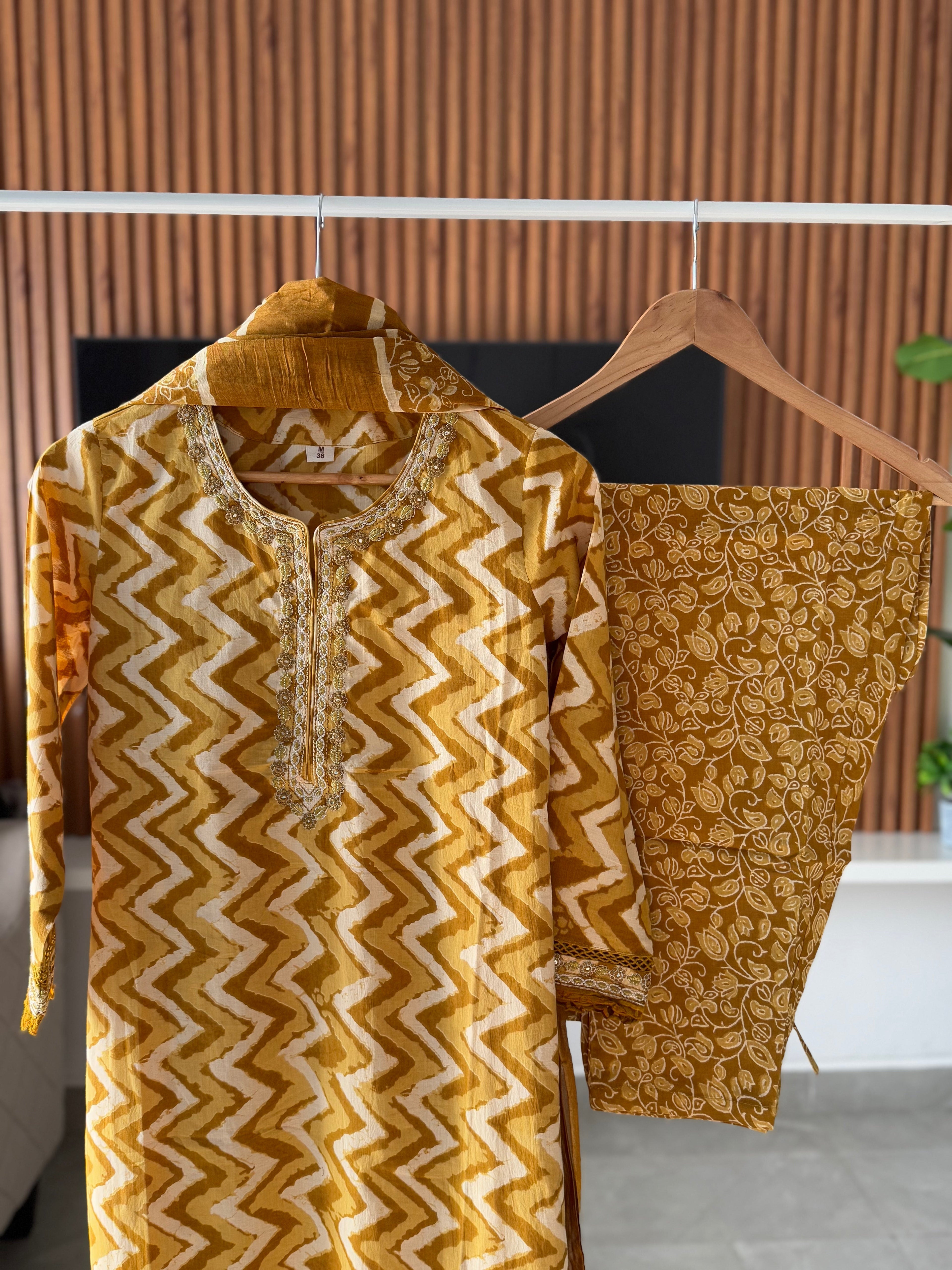 Maya cotton suit set