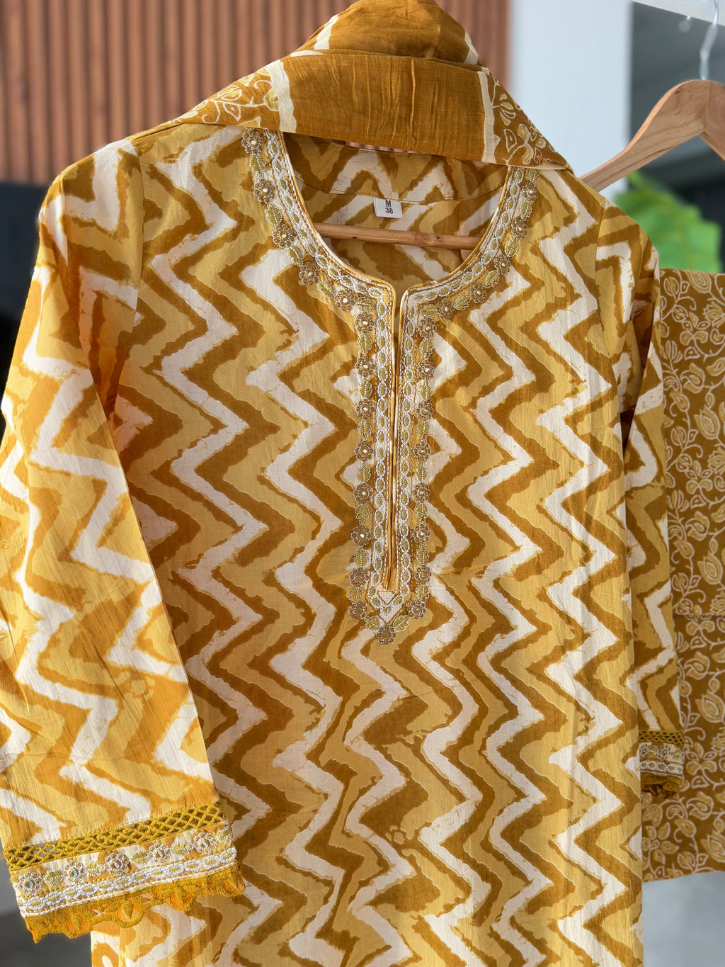 Maya cotton suit set