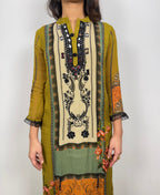 Hira Organza suit set