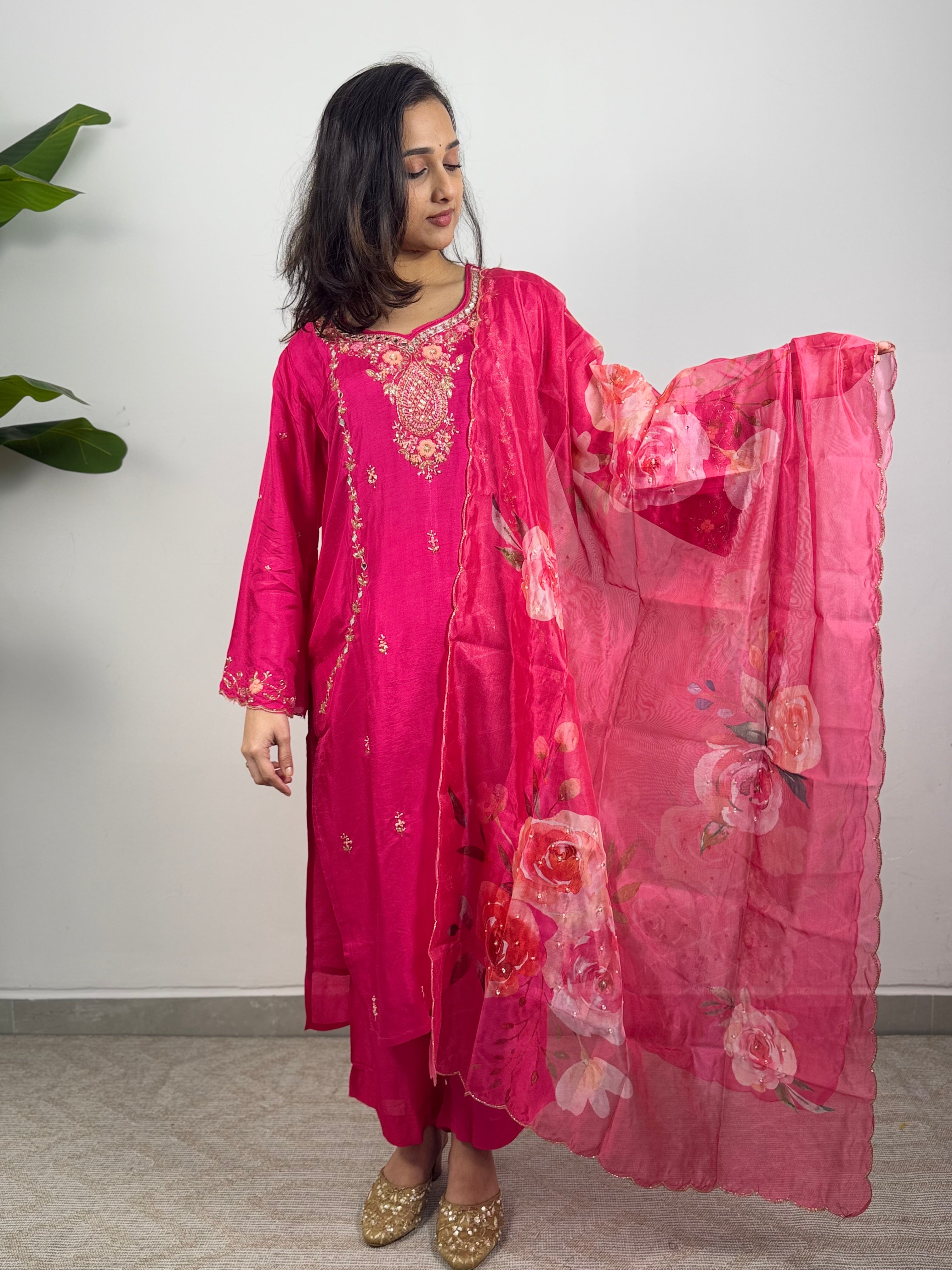 Sharaddha premium Dola silk suit