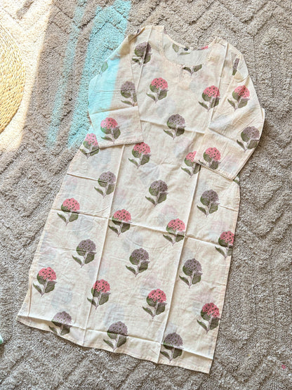 Amara cotton kurti (plus sizes)