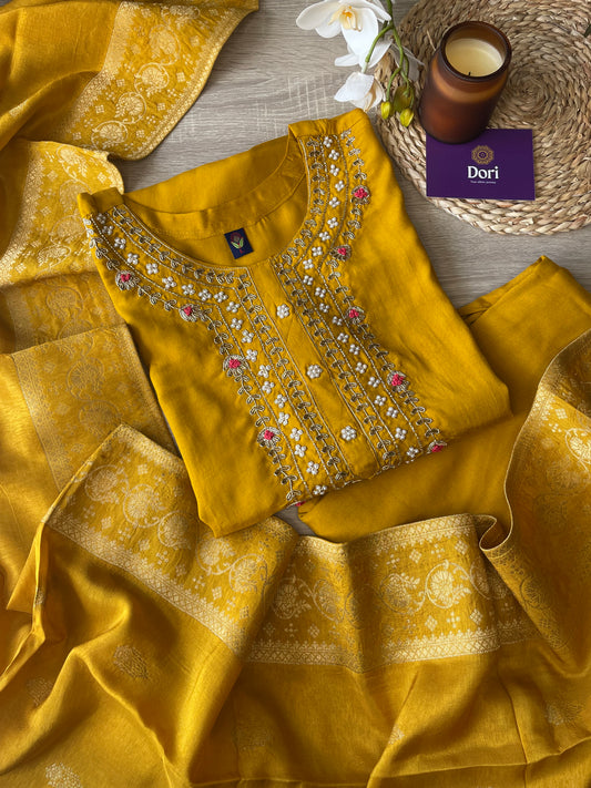 Silk suit set