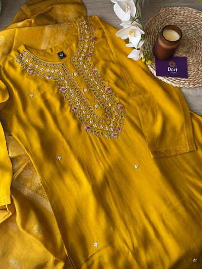 Silk suit set