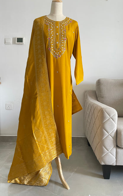 Silk suit set