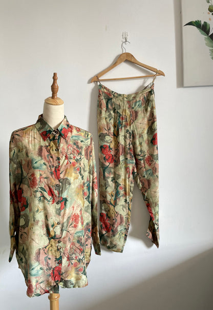 Premium Muslin silk Co-ord set
