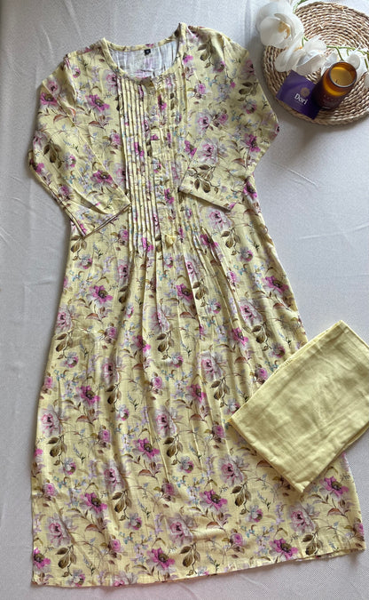 Linen suit set