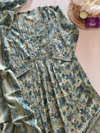 Cotton A-line suit set