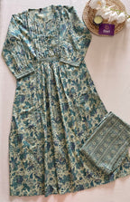 Cotton A-line suit set