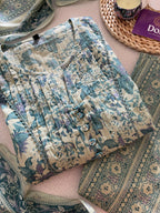 Cotton A-line suit set