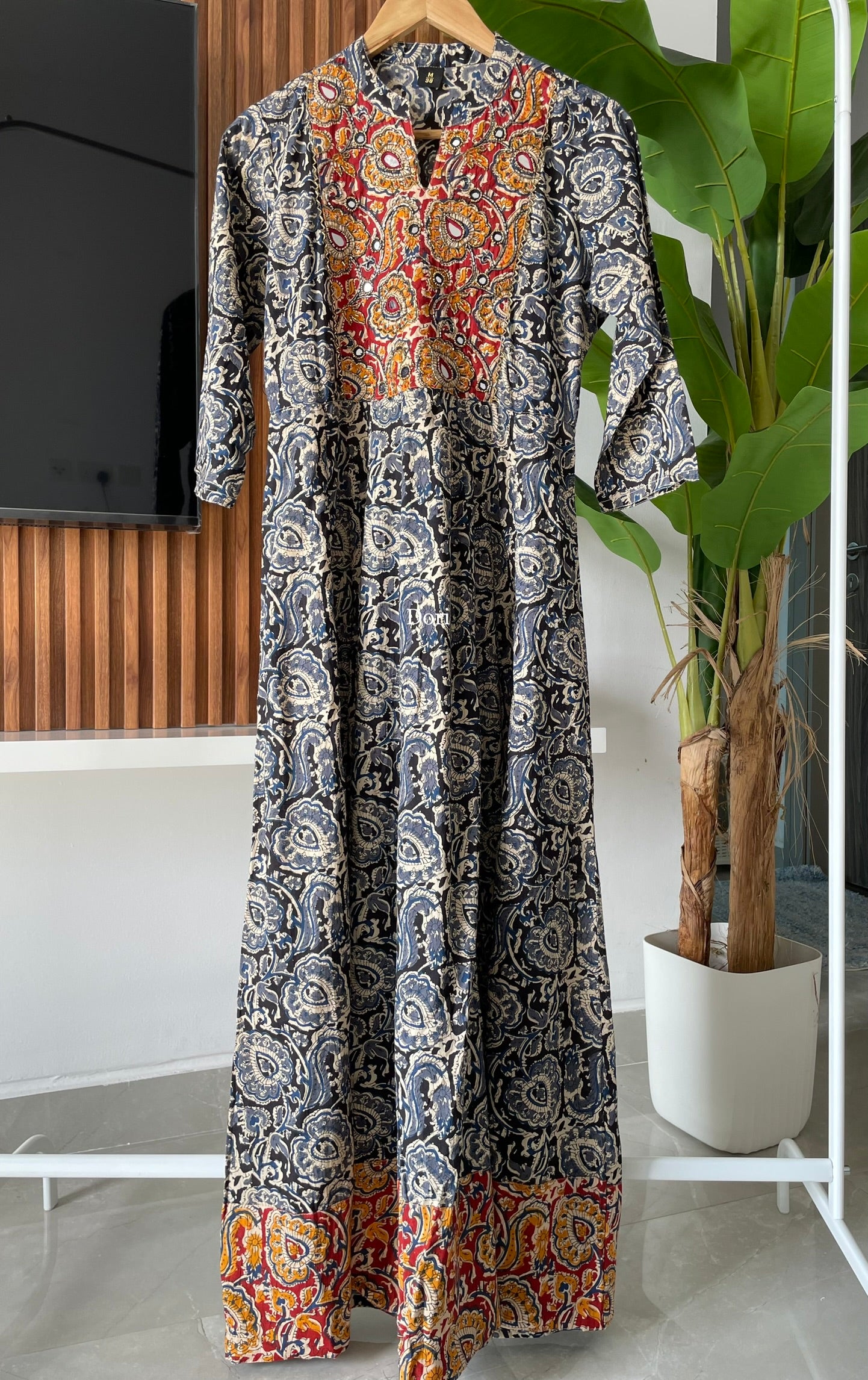 Kalamkari printed dress