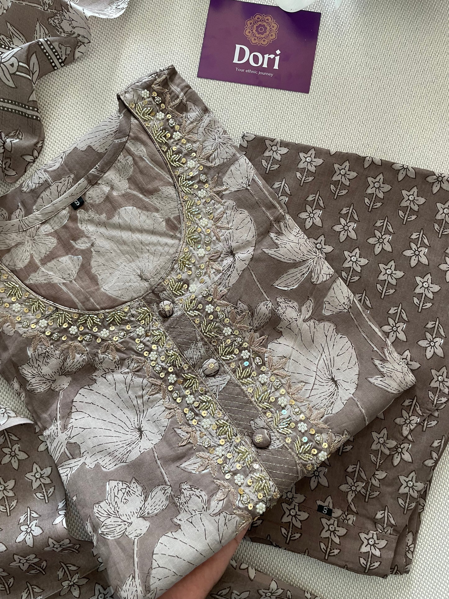 Pure cotton suit set