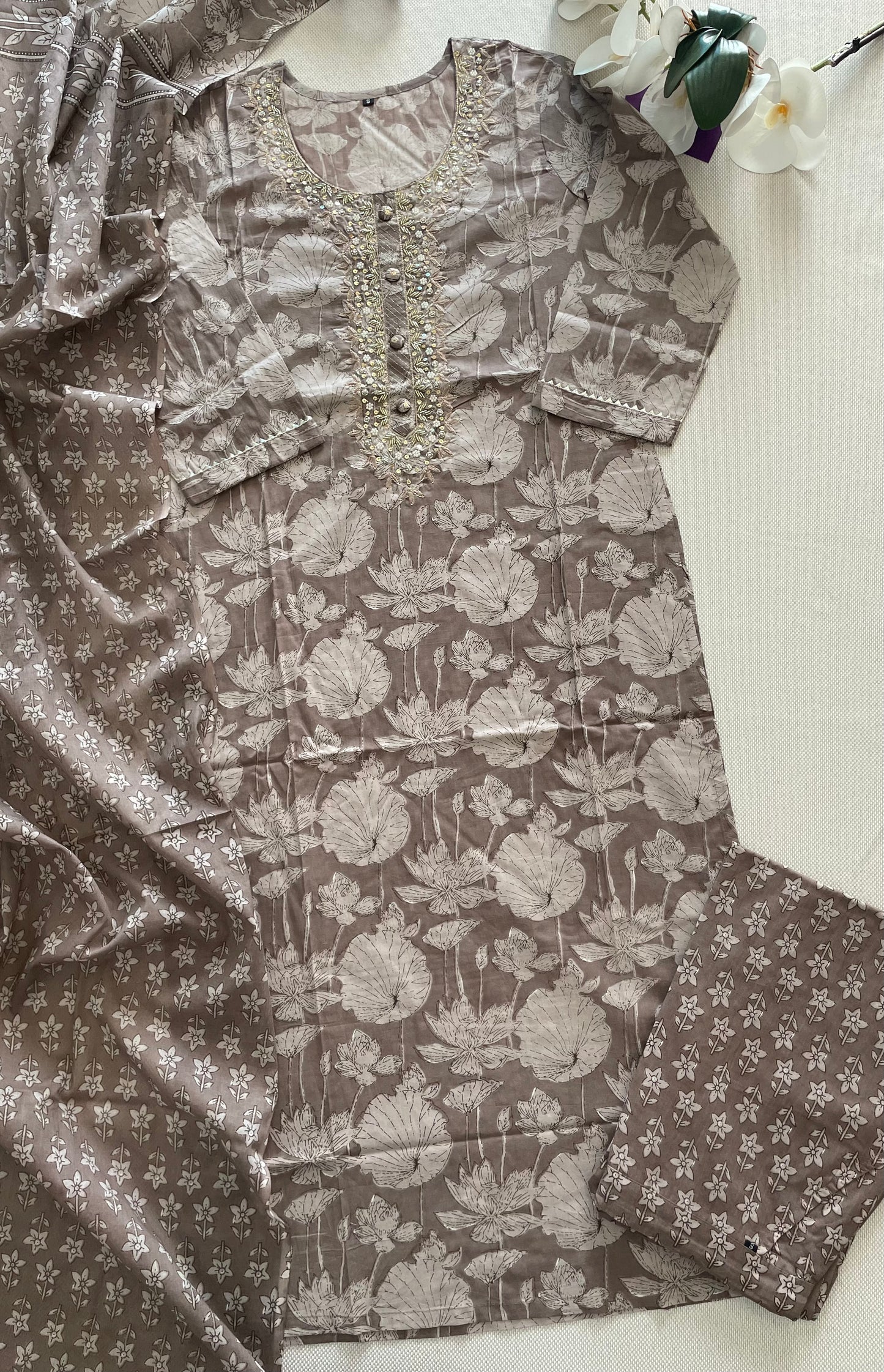 Pure cotton suit set