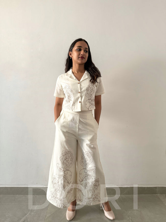 Crop pant set Hover Image