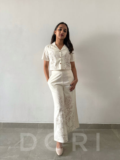 Crop pant set