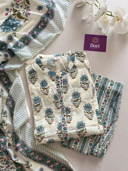 Mul cotton suit set