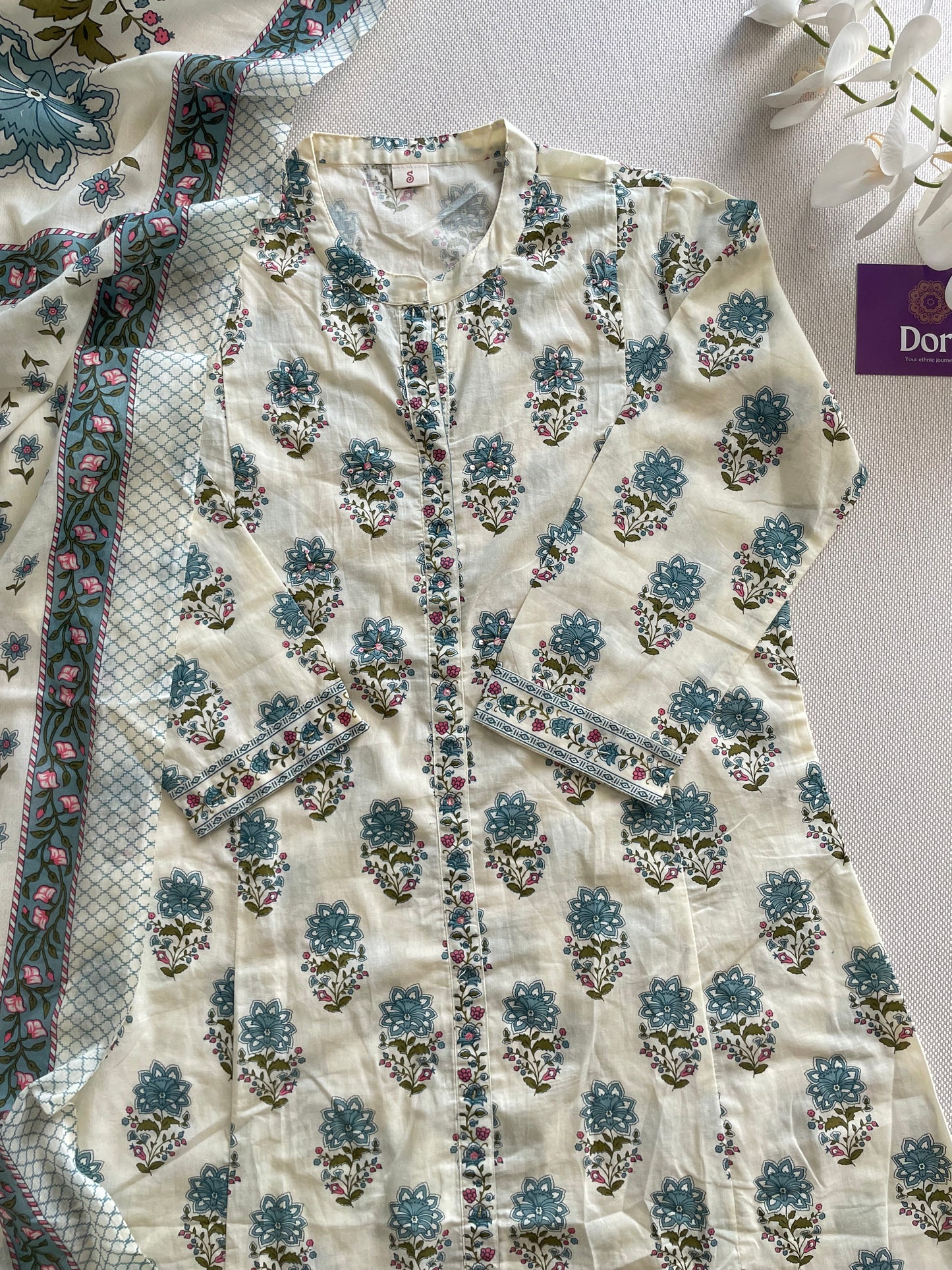 Mul cotton suit set