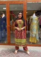 Cotton lace suit set