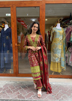 Cotton lace suit set