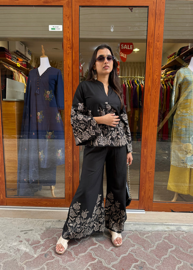 Embroidered Co-ord set Main Image