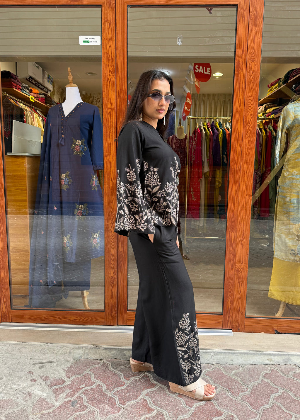 Embroidered Co-ord set