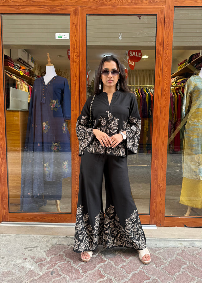Embroidered Co-ord set Hover Image