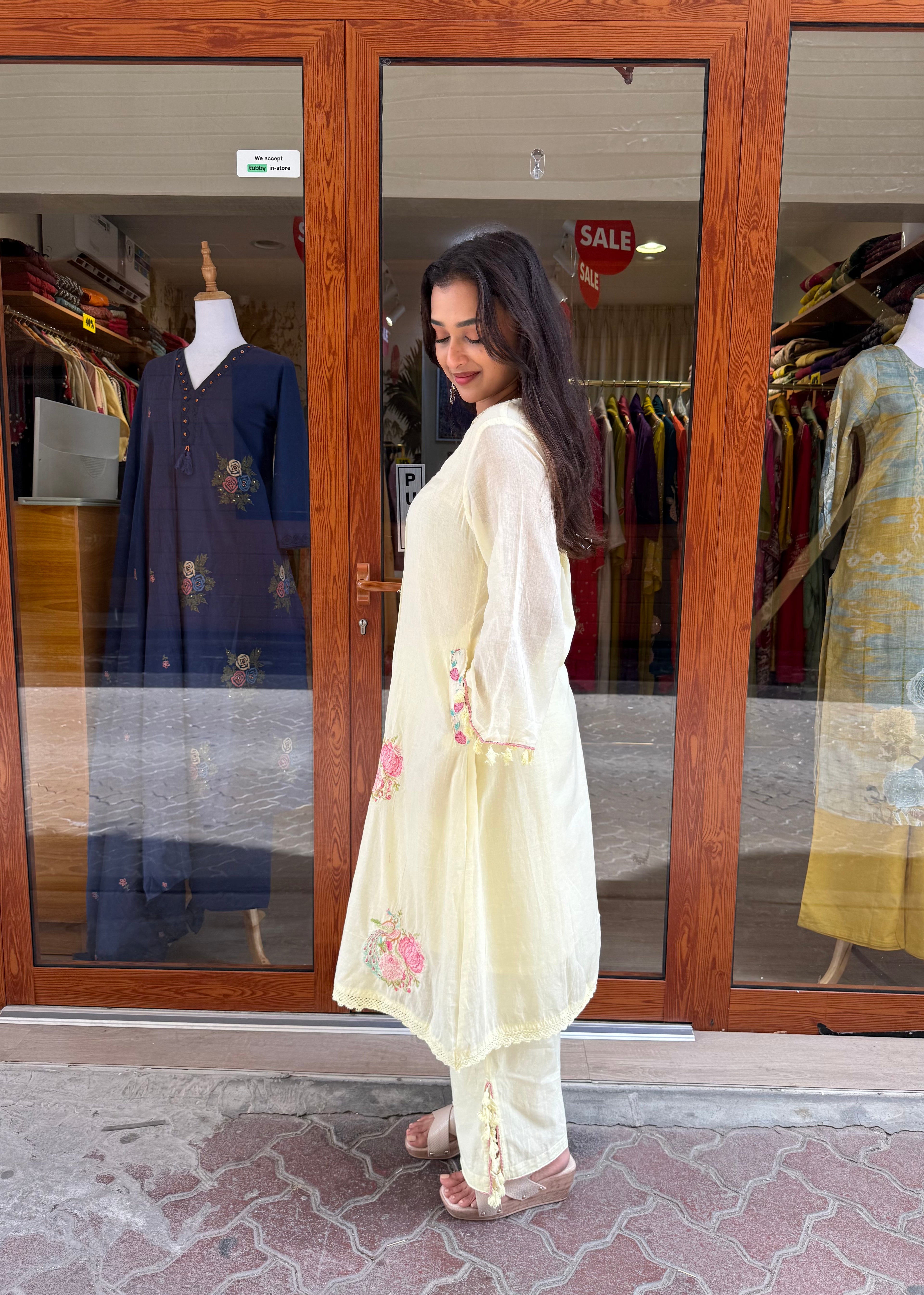 Mul cotton pant set